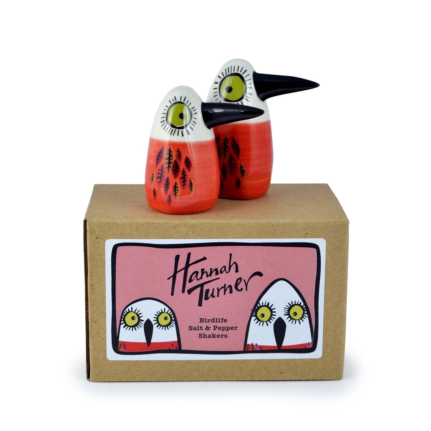 Bird Salt and Pepper Shakers Red