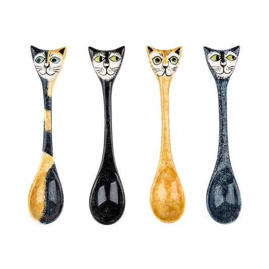 Box Set of Four Ceramic Wildlife Spoons