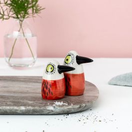 Bird Salt and Pepper Shakers Red